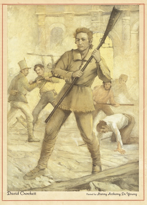 Davy Crockett at the Alamo